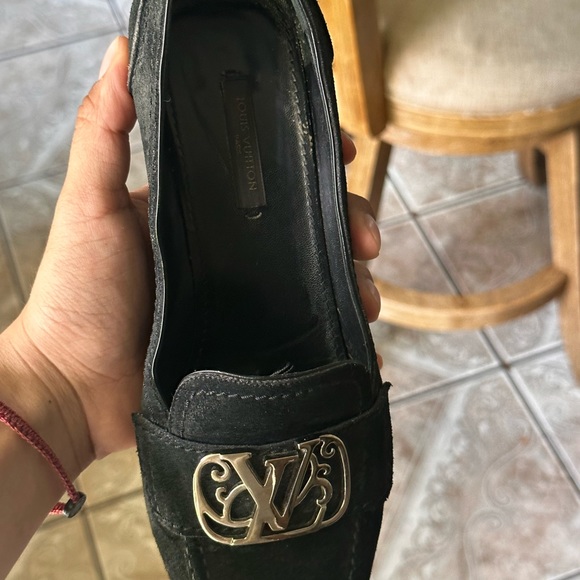 LOUIS VUITTON Vintage Juliet Loafer Women Black Heels - Picture 4 of 7
